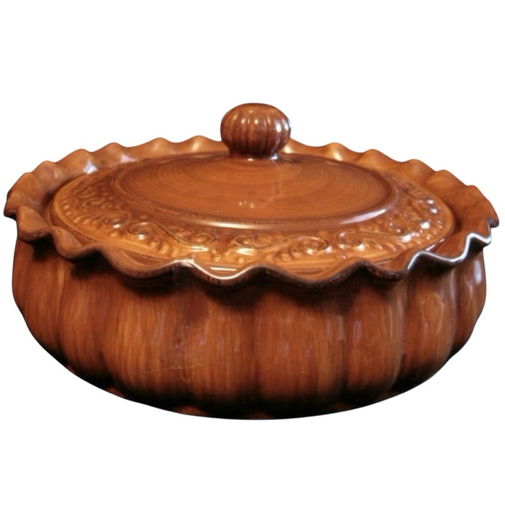 Vintage Venetian Spice Celebrate Home Ceramic Casserole Dish